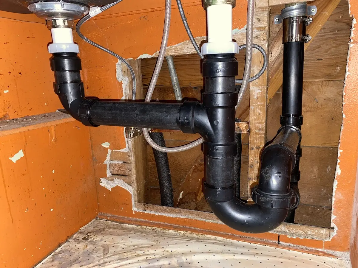 Professional Plumbing Inspection equipment and tools on the job in Johnson Lane